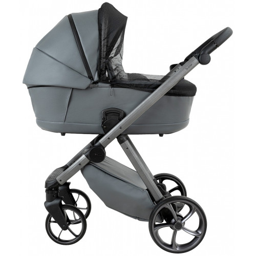 Детская коляска Pituso Sole Leather 2 в 1 PMPL/04 Grey