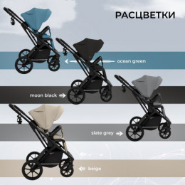 Детская коляска Sweet Baby Nuvola 2 в 1 Ocean Green