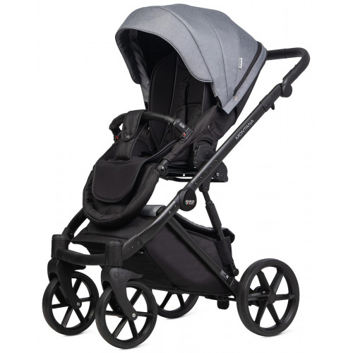 Детская коляска Riko Basic Montana 2 в 1 52 Grey (серый)