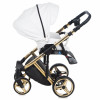 Детская коляска Adamex Chantal Star Collection 2 в 1 STAR104 белый+золотой