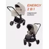 Коляска 2 в 1 Rant Basic Energy Beige 2024