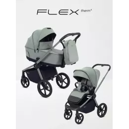 Коляска 2 в 1 Rant Flex Soft Therm Forest green