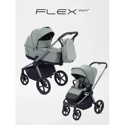 Коляска 2 в 1 Rant Flex Soft Therm Forest green
