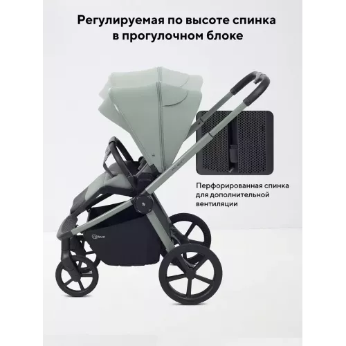 Коляска 2 в 1 Rant Flex Soft Therm Forest green