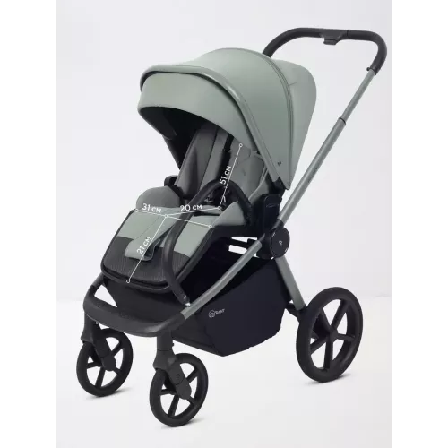 Коляска 2 в 1 Rant Flex Soft Therm Forest green