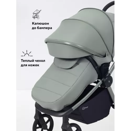 Коляска 2 в 1 Rant Flex Soft Therm Forest green
