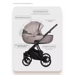 Коляска 2 в 1 Riko Basic Montana X 50 Beige