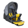 Коляска ALVARO 2в1 (Alis) (Al 02 (т.серый+св.серый+желтая кожа))