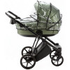 Детская коляска Adamex Belissa Deluxe 2 в 1 B-SM14 (ЗЕЛЁН.ПЕРЛ.КОЖА)