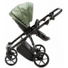 Детская коляска Adamex Belissa Deluxe 2 в 1 B-SM14 (ЗЕЛЁН.ПЕРЛ.КОЖА)