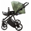 Детская коляска Adamex Belissa Deluxe 2 в 1 B-SM14 (ЗЕЛЁН.ПЕРЛ.КОЖА)