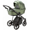 Детская коляска Adamex Belissa Deluxe 2 в 1 B-SM14 (ЗЕЛЁН.ПЕРЛ.КОЖА)