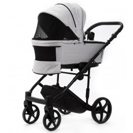 Детская коляска Adamex Zico New 2 в 1 ZN-TK01 (светло‑серый)