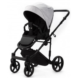 Детская коляска Adamex Zico New 2 в 1 ZN-TK01 (светло‑серый)