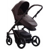 Детская коляска Bebetto Pelpasso Pro 2 в 1 05 Brown коричневая кожа/коричневая рама