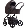 Детская коляска Bebetto Pelpasso Pro 2 в 1 05 Brown коричневая кожа/коричневая рама