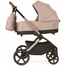 Детская коляска Adamex Como 2 в 1 natura beige — св. беж — рама беж