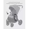 Коляска 2 в 1 Mowbaby Zoom Silver 2025 grey