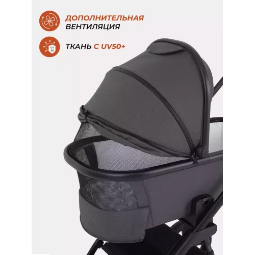 Коляска 2 в 1 Rant Basic Nexus Dark Shadow