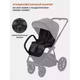 Коляска 2 в 1 Rant Basic Nexus Dark Shadow