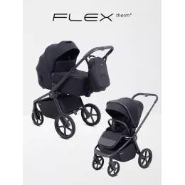 Коляска 2 в 1 Rant Flex Soft Therm Midnight black