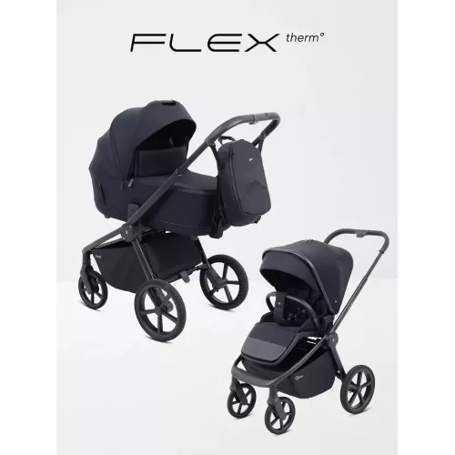 Коляска 2 в 1 Rant Flex Soft Therm Midnight black