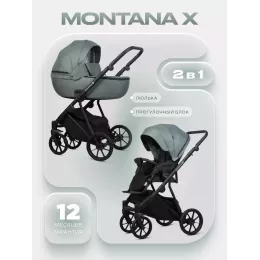 Коляска 2 в 1 Riko Basic Montana X 51 Green