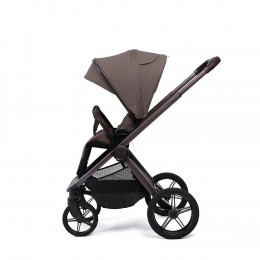 Купить коляску 2 в 1 Peppy Monaco thermo, в цвете Mocca (рама серо-коричневая)