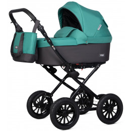 Детская коляска Riko Basic Bella Classic 2 в 1 2025 03 серый-малахит