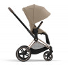 Коляска 2 в 1 Cybex Priam IV Rosegold complete Cozy Beige