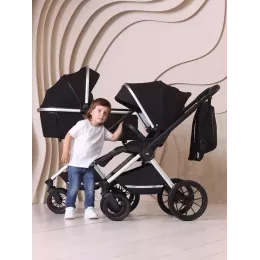 Коляска 2 в 1 Mowbaby Tilda Black