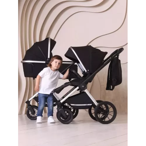 Коляска 2 в 1 Mowbaby Tilda Black