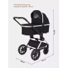 Коляска 2 в 1 Mowbaby Tilda Black