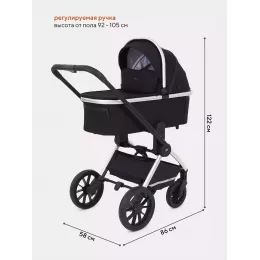 Коляска 2 в 1 Mowbaby Tilda Black