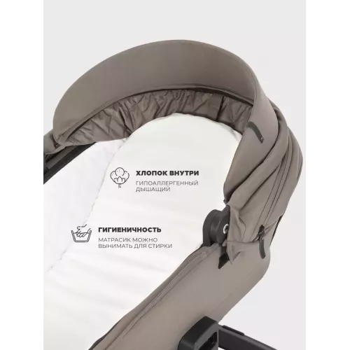 Коляска 2 в 1 Mowbaby Zoom PU Milky