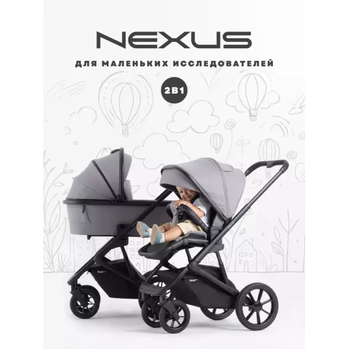 Коляска 2 в 1 Rant Basic Nexus Cloudburst