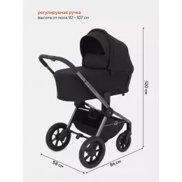 Коляска 2 в 1 Rant Flex Pro 2023 RA074 Black