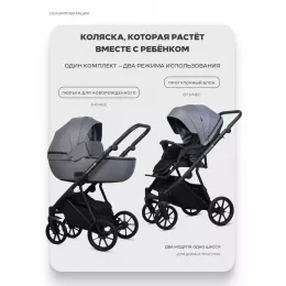 Коляска 2 в 1 Riko Basic Montana X 52 Grey