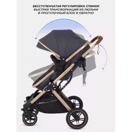 Коляска-трансформер Rant Basic Pulsar Gold Grey