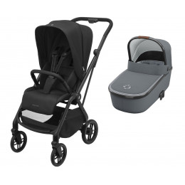 Детская коляска Maxi-Cosi Leona² Oria 2 в 1 1204390110 Twillic Black/1507050110 Essential Grey