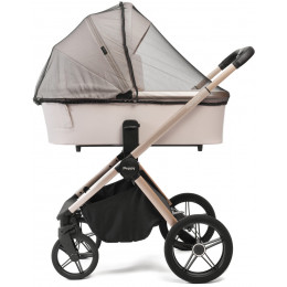 Детская коляска Peppy Monaco 2 в 1 Beige (бежевый), рама беж, шлифованный алюминий