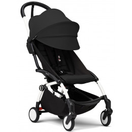 Коляска Stokke YOYO3 Newborn Shell рама белая White 2 в 1 Black