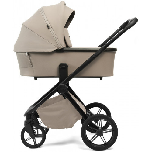 Детская коляска Peppy Monaco Plus 2 в 1 Sandstone (песочный), рама черная