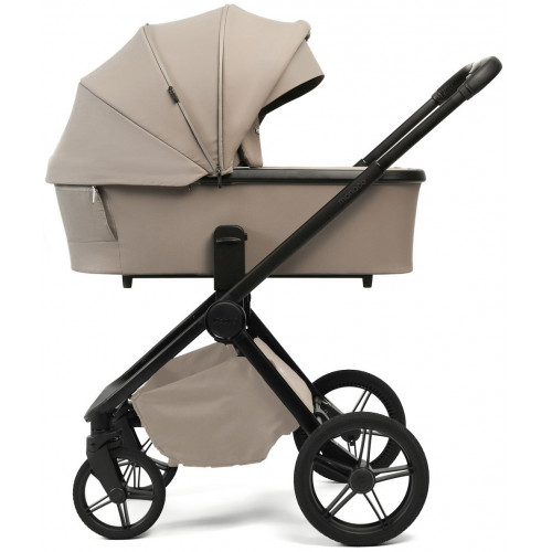 Детская коляска Peppy Monaco Plus 2 в 1 Sandstone (песочный), рама черная