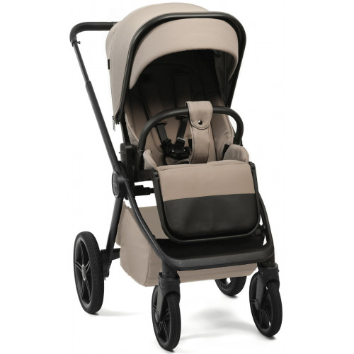 Детская коляска Peppy Monaco Plus 2 в 1 Sandstone (песочный), рама черная