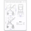 Коляска 2 в 1 Rant Basic Wave Graphite