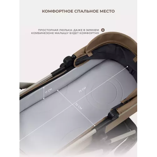 Коляска 2 в 1 Rant Moss Prime Beige