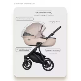 Коляска 2 в 1 Riko Basic Montana X Plus 42 Beige