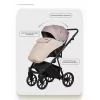 Коляска 2 в 1 Riko Basic Montana X Plus 42 Beige