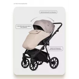 Коляска 2 в 1 Riko Basic Montana X Plus 42 Beige
